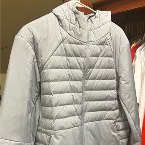 Men’s large lululemon down for it all grey puffer